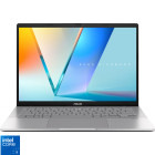 Laptop ASUS 14'' Vivobook S14 S3407VA, WUXGA, Procesor Intel® Core™ 5 210H (12M Cache, up to 4.80 GHz), 16GB DDR5, 1TB SSD, Intel Graphics, No OS, Cool Silver