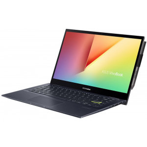 ASUS 14'' VivoBook Flip 14 TM420IA, FHD Touch, Procesor AMD Ryzen™ 3 4300U (4M Cache, up to 3.7 GHz), 8GB DDR4, 256GB SSD, Radeon, Win 10 Home S, Black