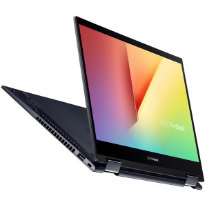 ASUS 14'' VivoBook Flip 14 TM420IA, FHD Touch, Procesor AMD Ryzen™ 3 4300U (4M Cache, up to 3.7 GHz), 8GB DDR4, 256GB SSD, Radeon, Win 10 Home S, Black