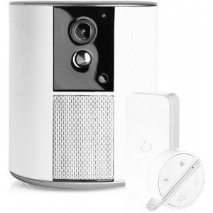 Somfy Camera de supraveghere One+, Full HD, Alarma si Sirena, Wi-Fi, Bluetooth 4.0, Detector de miscare (Badge si IntelliTag incluse)