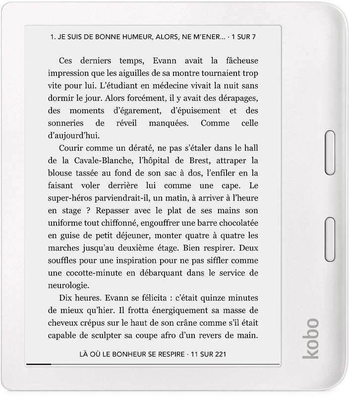 E-book Reader Kobo Libra 2, 7 inch, 32GB, Wi-Fi, White