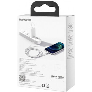 Baseus Superior CATLYS-B02, USB-C Male la Lightning Male, 1.5 m, White