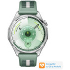SmartWatch Huawei Watch GT 6, 46mm, Steel Stainless Steel, curea Green Woven