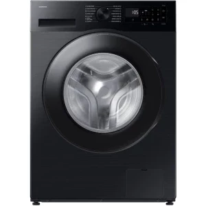 Masina de spalat rufe Samsung WW80FG5L32ABLE, Slim, 8 kg, 1200 RPM, Clasa A, Digital Inverter, AI EcoBubble, Bubble Shot, AI Energy, SmartThings, Negru