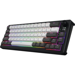 HATOR Skyfall 65 Pro RGB Black/White Aurum Vanila Silent Linear Switch Mecanica