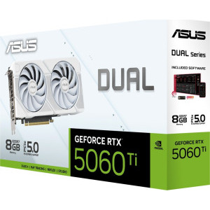 ASUS GeForce RTX 5060 Ti DUAL 8GB GDDR6 128-bit DLSS 4.0 White
