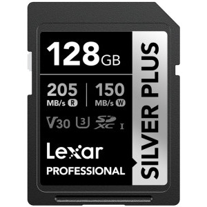 Lexar SDXC Professional Silver Plus UHS-I 128GB