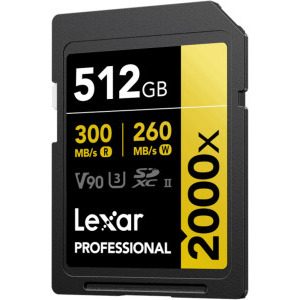 Lexar SDXC Pro 2000X UHS-II 512GB