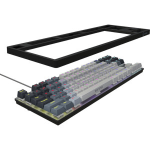 LORGAR Azar 514 TKL RGB Dream Switches Linear Switch White Mecanica