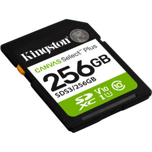 Kingston SDXC Canvas Select Plus Gen3 Class 10 UHS-I 256GB