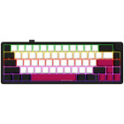 Tastatura Gaming LORGAR KBP70MW Pro TKL RGB Toxic Purple Linear Switch Black/Red Mecanica