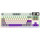 Tastatura Gaming LORGAR KBP70TKLW Pro TKL RGB Toxic Purple Linear Switch Beige Mecanica