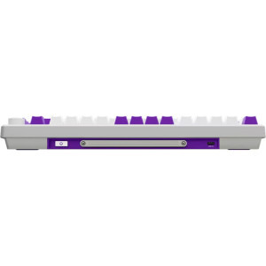 LORGAR KBP7075W Pro TKL RGB Toxic Purple Linear Switch White Mecanica