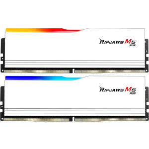 Memorie G.Skill Ripjaws M5 RGB 64GB DDR5 6000MHz CL32 Dual Channel Kit White