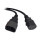 Cablu componente Spacer Power cable 6A IEC320/C14 - IEC320/13 1.8m, Negru