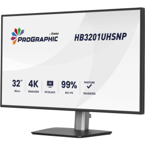 IIyama ProGraphic HB3201UHSNP-B1 31.5 inch UHD IPS 4 ms 60 Hz USB-C HDR