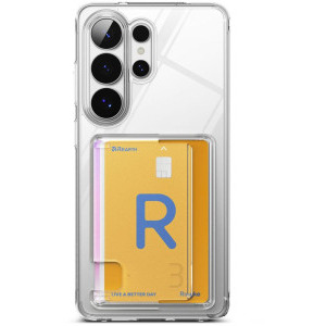 Ringke Protectie pentru spate Fusion Card Transparent pentru Galaxy S26 Ultra