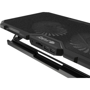 Fury Gunbai G3 17.3inch, 2 ventilatoare, iluminare RGB, Black