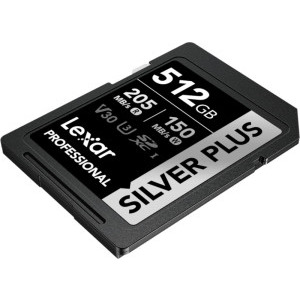 Lexar SDXC Professional Silver Plus UHS-I 512GB