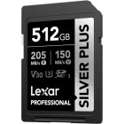 Card memorie Lexar SDXC Professional Silver Plus UHS-I 512GB