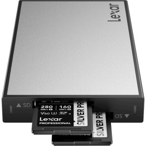 Cititor carduri Lexar Professional Workflow USB 3.2 Gen2, Dual slot SD