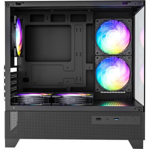 Gaming BALAUR Legendar, Intel i5-14400F 2.5GHz, 32GB DDR4, 500GB SSD, RTX 5070 12GB GDDR7, Iluminare RGB
