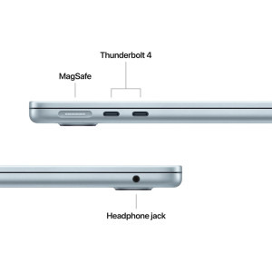 Apple 13.6'' MacBook Air 13 with Liquid Retina, Apple M5 chip (10-core CPU), 16GB, 2TB SSD, Apple M5 10-core GPU, macOS, Sky Blue, INT keyboard, 2026