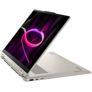 Lenovo 16'' Yoga 7 2-in-1 16AGP11, WUXGA OLED Touch, Procesor AMD Ryzen™ AI 9 465 (24M Cache, up to 5.0 GHz), 32GB LPDDR5X, 1TB SSD, AMD Radeon 880M, No OS, Seashell, 3Yr Onsite Premium Care