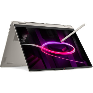 Lenovo 16'' Yoga 7 2-in-1 16AGP11, WUXGA OLED Touch, Procesor AMD Ryzen™ AI 5 435 (8M Cache, up to 4.5 GHz), 16GB LPDDR5X, 512GB SSD, AMD Radeon 840M, No OS, Seashell, 3Yr Onsite Premium Care