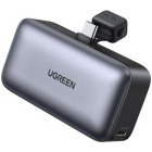 Baterie externa Ugreen PB503, 5000 mAh, 2x USB-C, 22.5 W, Display, Grey
