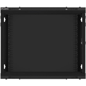 Lanberg WF01-6409-10B 9U, Wall mount, 600 x 450, Glass door, Negru