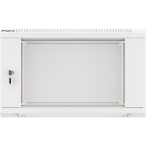 Lanberg WF01-6406-10S 6U, Wall mount, 600 x 450, Glass door, Gri