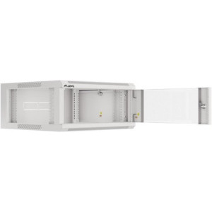 Lanberg WFFA-5604-10S 4U, Wall mount, 600 x 411, Glass door, Gri