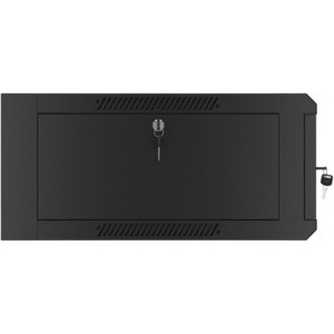 Lanberg WFFA-5604-10B 4U, Wall mount, 600 x 411, Glass door, Negru
