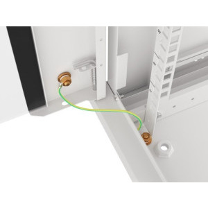 Lanberg WF01-6609-10S 9U, Wall mount, 600 x 600, Glass door, Gri
