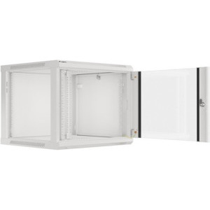 Lanberg WF01-6609-10S 9U, Wall mount, 600 x 600, Glass door, Gri