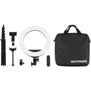 streamplify Lampa circulara Light 14 Black