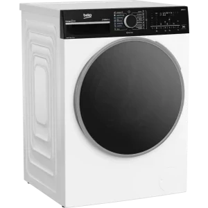 Beko B7DFT68442WBPB ES, Spalare 8 kg, Uscare 5 kg, 1400 RPM, Clasa D, ProSmart Inverter, SteamCure, HomeWhiz, Alb