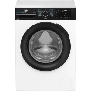 Beko BM3WFU48415WBPB, 8 kg, 1400 RPM, Clasa A, ProSmart Inverter, EnergySpin, SteamTherapy, SteamCure, Alb