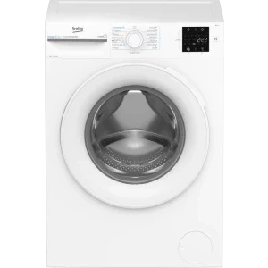 Beko BM3WFU37013WW, Slim, 7 kg, 1000 RPM, Clasa A, ProSmart Inverter, EnergySpin, SteamCure, Alb