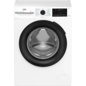 Beko BM5WFSU69415W, 9 kg, 1400 RPM, Clasa A, ProSmart Inverter, EnergySpin, SteamCure, HomeWhiz, Alb