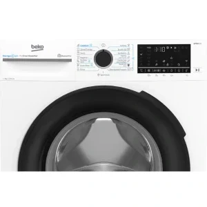 Beko BM5WFSU69415W, 9 kg, 1400 RPM, Clasa A, ProSmart Inverter, EnergySpin, SteamCure, HomeWhiz, Alb