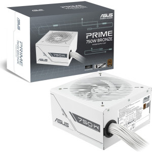 ASUS PRIME-750B-WHITE, 80+ Bronze, 750W