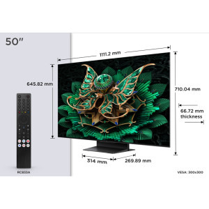 TCL Smart TV QD-MiniLED 50C7K Seria C7K 126cm 4K UHD HDR