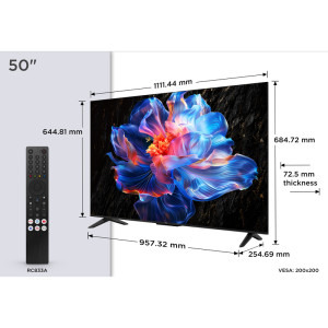 TCL Smart TV 50P6K Seria P6K 126cm 4K UHD HDR