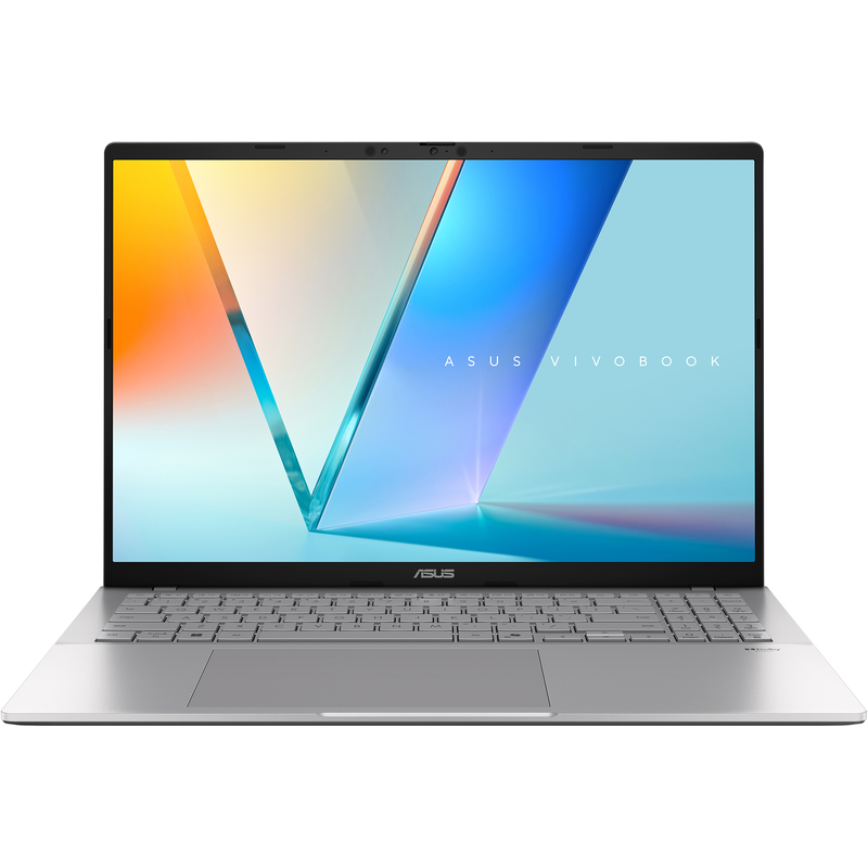 Laptop ASUS 16'' Vivobook S16 S3607QA, 2.5K 144Hz, Procesor Qualcomm Snapdragon X X1-26-100, 16GB LPDDR5X, 1TB SSD, Qualcomm Adreno, Win 11 Pro, Cool Silver