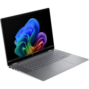 HP 16'' OmniBook X Flip 2-in-1 16-ar0016nn, 1920 x 1200 IPS Touch, Procesor AMD Ryzen™ Al 7 350 (16M Cache, up to 5.0 GHz), 24GB LPDDR5X, 1TB SSD, AMD Radeon 860M, Win 11 Home, Meteor Silver