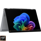 Laptop HP 16'' OmniBook X Flip 2-in-1 16-ar0016nn, 1920 x 1200 IPS Touch, Procesor AMD Ryzen™ Al 7 350 (16M Cache, up to 5.0 GHz), 24GB LPDDR5X, 1TB SSD, AMD Radeon 860M, Win 11 Home, Meteor Silver