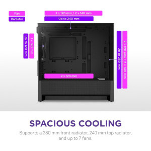 NZXT H3 Flow, Black