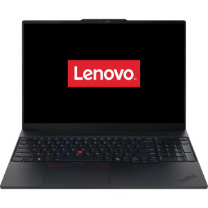 Laptop Lenovo 16 ThinkPad E16 Gen 3, WUXGA IPS, Procesor AMD Ryzen™ 5 220 (16M Cache, up to 4.90 GHz), 16GB DDR5, 512GB SSD, AMD Radeon 740M, No OS, Black